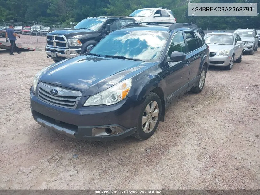 4S4BREKC3A2368791 2010 Subaru Outback 3.6R Limited