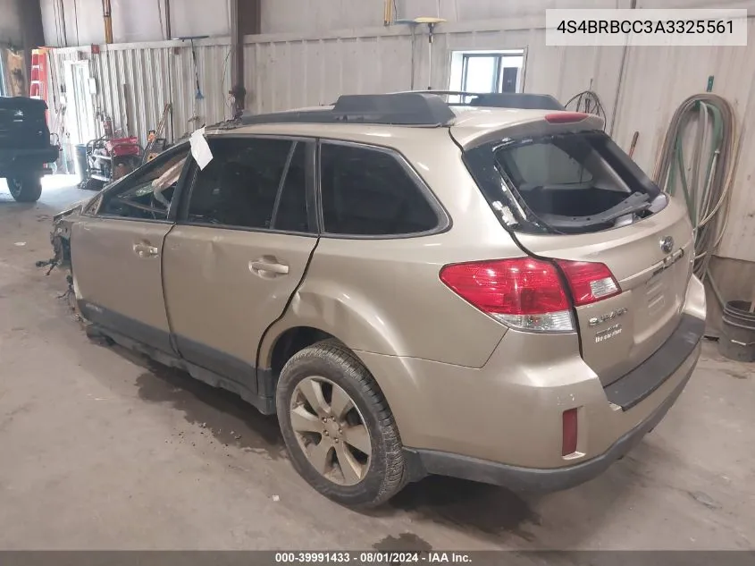 4S4BRBCC3A3325561 2010 Subaru Outback 2.5I Premium