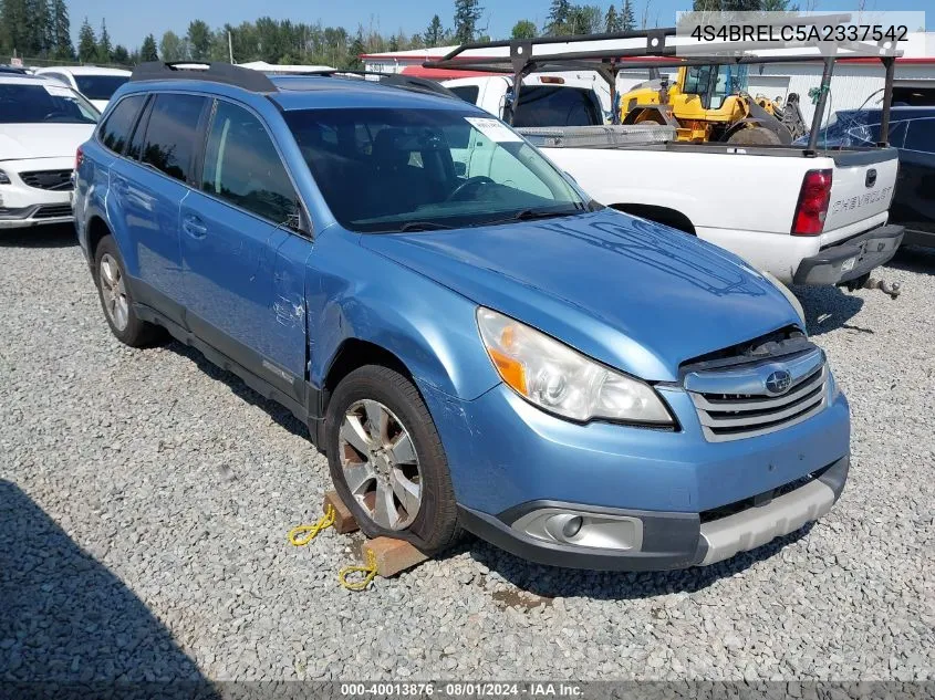 2010 Subaru Outback 3.6R Limited VIN: 4S4BRELC5A2337542 Lot: 40013876