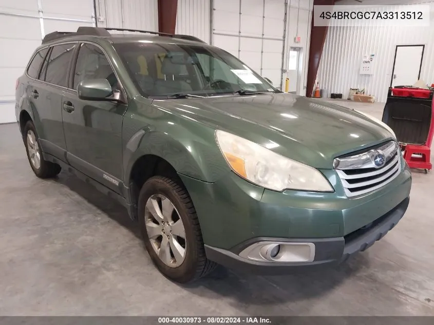 2010 Subaru Outback 2.5I Premium VIN: 4S4BRCGC7A3313512 Lot: 40030973