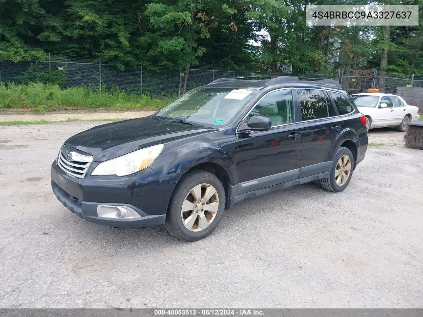 2010 Subaru Outback 2.5I Premium VIN: 4S4BRBCC9A3327637 Lot: 40053513