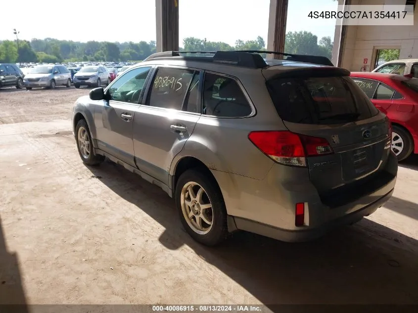 4S4BRCCC7A1354417 2010 Subaru Outback 2.5I Premium