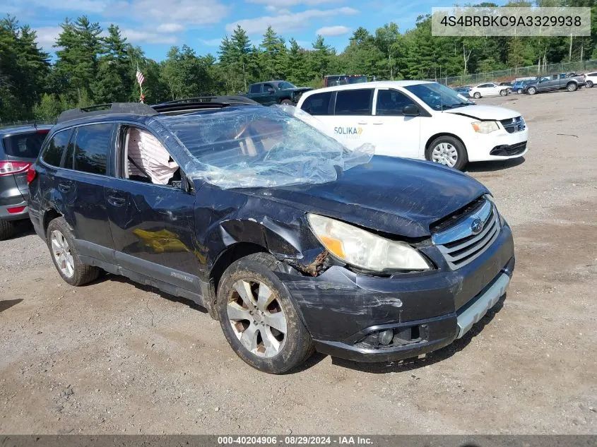 2010 Subaru Outback 2.5I Limited VIN: 4S4BRBKC9A3329938 Lot: 40204906