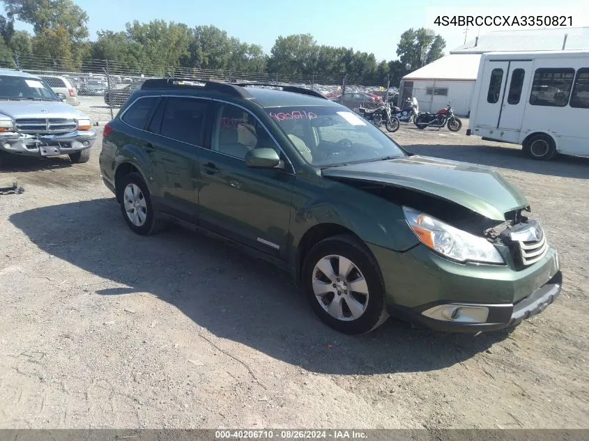 4S4BRCCCXA3350821 2010 Subaru Outback 2.5I Premium