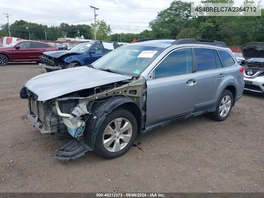 2010 Subaru Outback 3.6R Limited VIN: 4S4BRELC7A2364712 Lot: 40212373