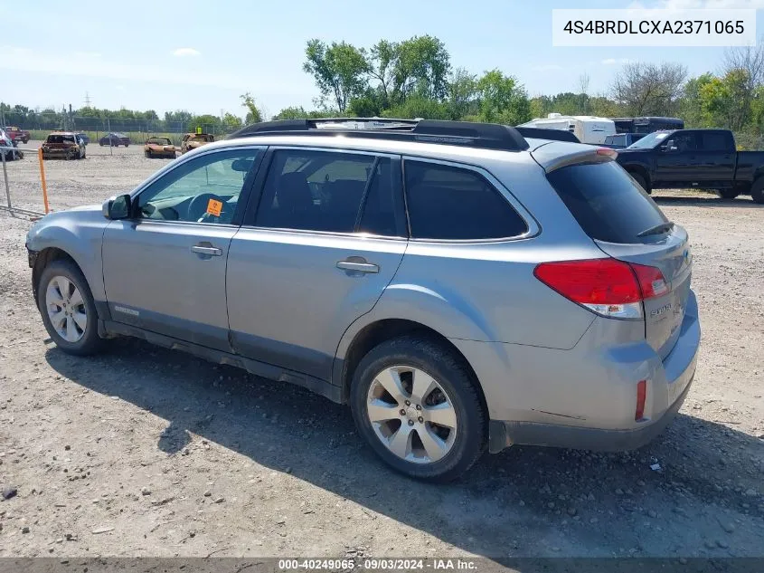 2010 Subaru Outback 3.6R Limited VIN: 4S4BRDLCXA2371065 Lot: 40249065