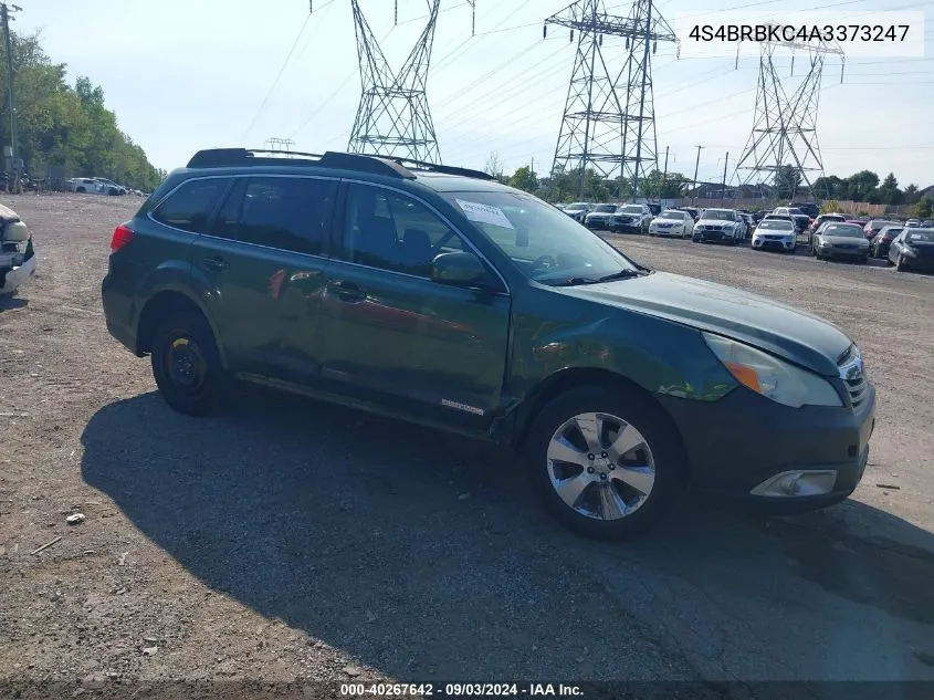 2010 Subaru Outback 2.5I Limited VIN: 4S4BRBKC4A3373247 Lot: 40267642