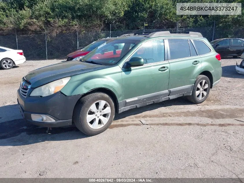 2010 Subaru Outback 2.5I Limited VIN: 4S4BRBKC4A3373247 Lot: 40267642