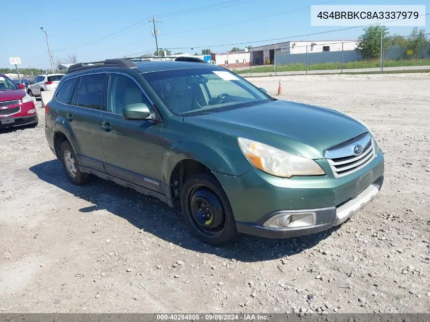 2010 Subaru Outback 2.5I Limited VIN: 4S4BRBKC8A3337979 Lot: 40284805