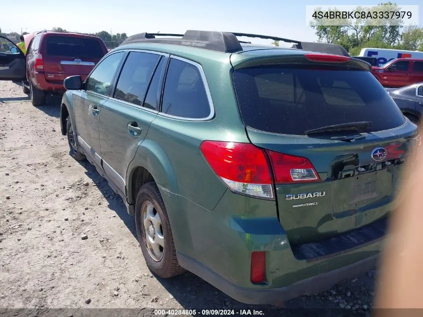 4S4BRBKC8A3337979 2010 Subaru Outback 2.5I Limited