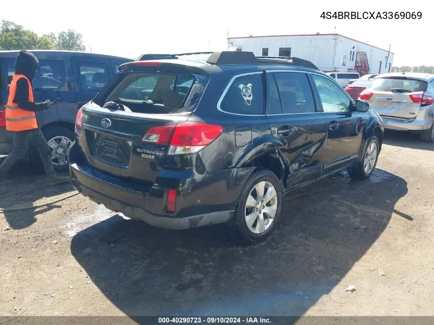 4S4BRBLCXA3369069 2010 Subaru Outback 2.5I Limited