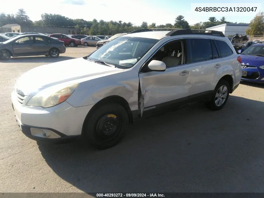 2010 Subaru Outback 2.5I Premium VIN: 4S4BRBCC3A1320047 Lot: 40293272