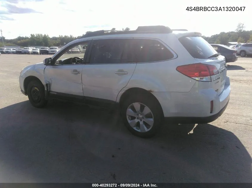 2010 Subaru Outback 2.5I Premium VIN: 4S4BRBCC3A1320047 Lot: 40293272