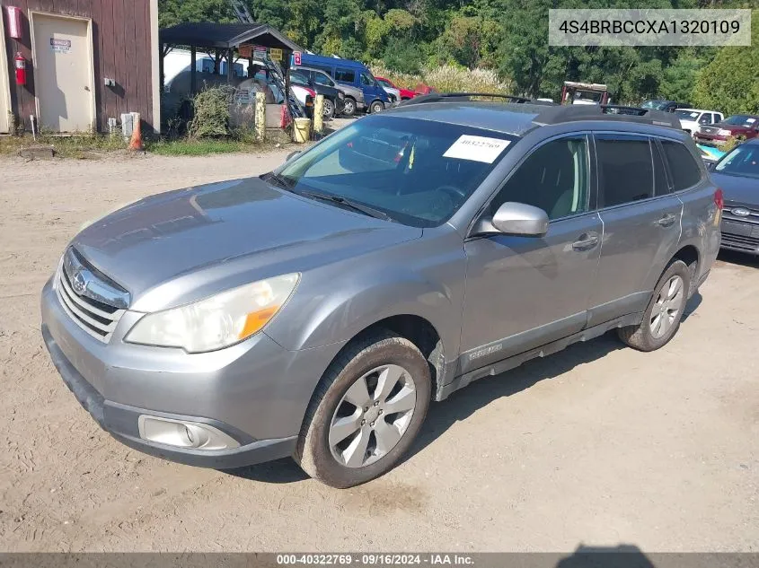 2010 Subaru Outback 2.5I Premium VIN: 4S4BRBCCXA1320109 Lot: 40322769