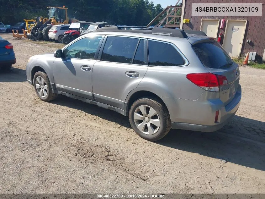 2010 Subaru Outback 2.5I Premium VIN: 4S4BRBCCXA1320109 Lot: 40322769