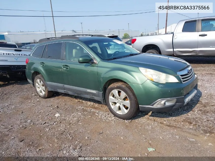 4S4BRBKC8A3375566 2010 Subaru Outback 2.5I Limited