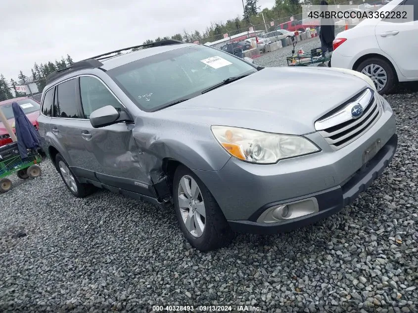 2010 Subaru Outback 2.5I Premium VIN: 4S4BRCCC0A3362282 Lot: 40328493