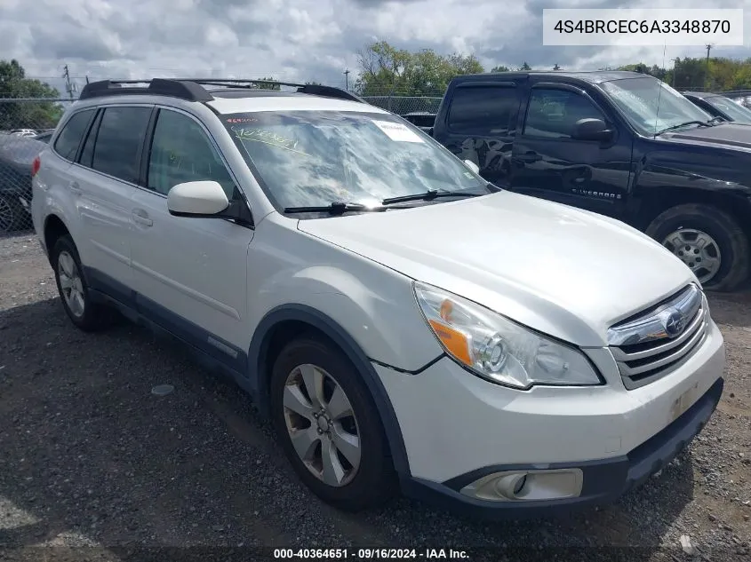 2010 Subaru Outback 2.5I Premium VIN: 4S4BRCEC6A3348870 Lot: 40364651