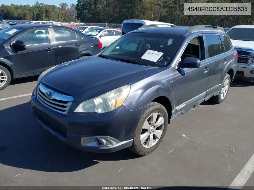 4S4BRBCC8A3335535 2010 Subaru Outback 2.5I Premium