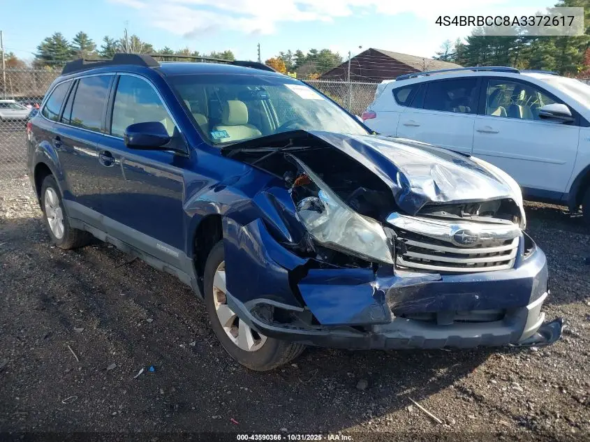 4S4BRBCC8A3372617 2010 Subaru Outback 2.5I Premium