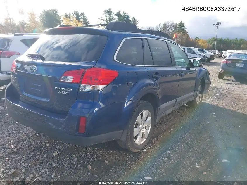 4S4BRBCC8A3372617 2010 Subaru Outback 2.5I Premium