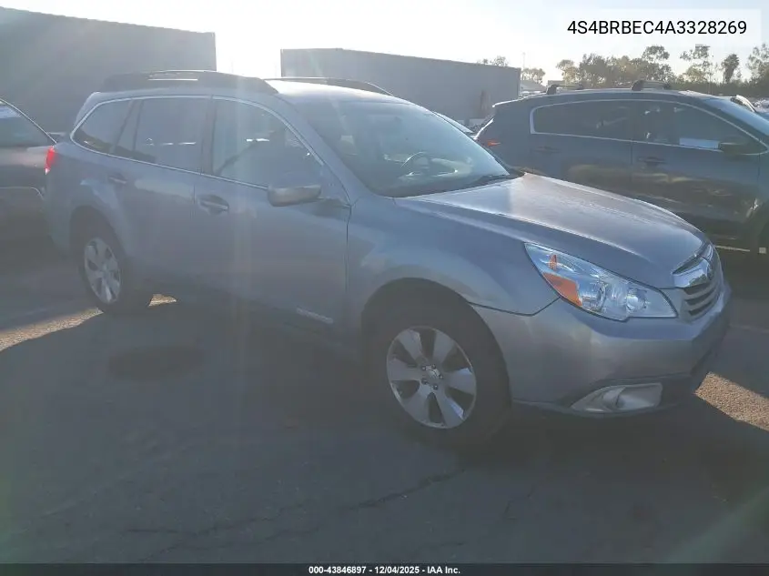 4S4BRBEC4A3328269 2010 Subaru Outback 2.5I Premium