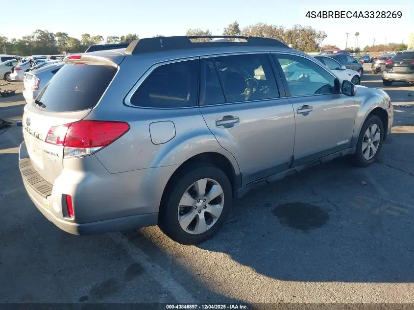 4S4BRBEC4A3328269 2010 Subaru Outback 2.5I Premium