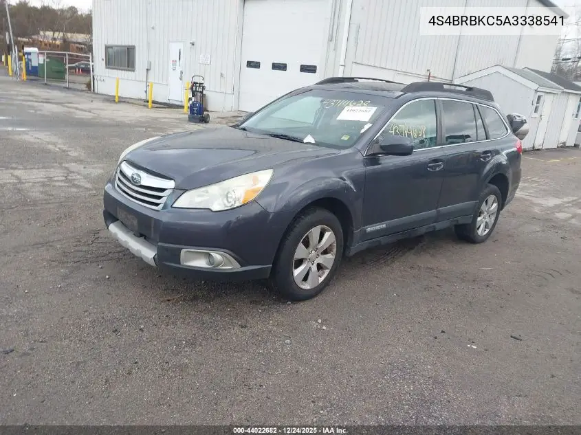 4S4BRBKC5A3338541 2010 Subaru Outback 2.5I Limited