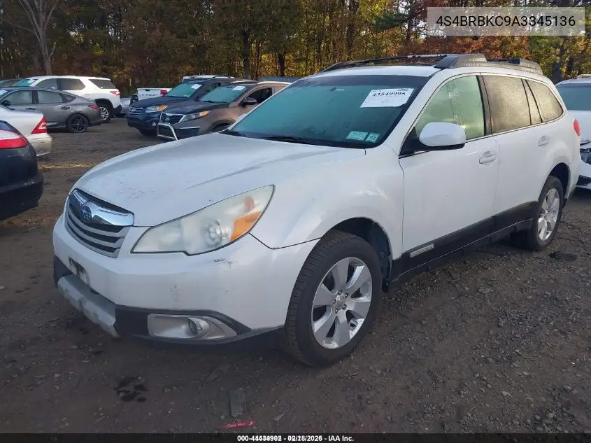 4S4BRBKC9A3345136 2010 Subaru Outback 2.5I Limited