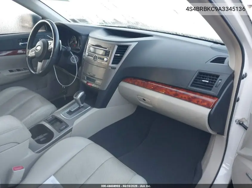 4S4BRBKC9A3345136 2010 Subaru Outback 2.5I Limited