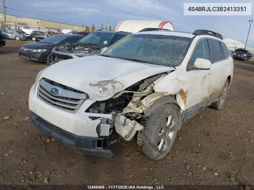 4S4BRJLC3B2413351 2011 Subaru Outback 3.6R Limited