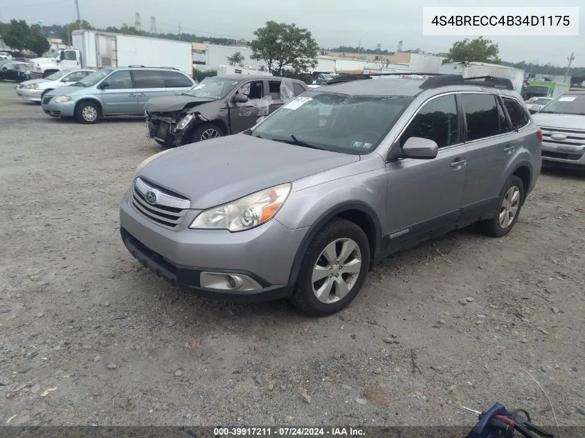 4S4BRECC4B34D1175 2011 Subaru Outback 3.6R Premium