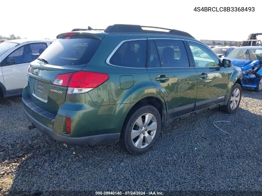 2011 Subaru Outback 2.5I Limited VIN: 4S4BRCLC8B3368493 Lot: 39940140