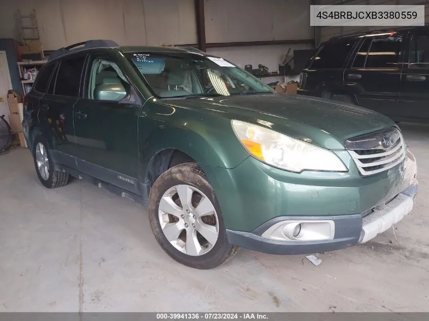 2011 Subaru Outback 2.5I Limited VIN: 4S4BRBJCXB3380559 Lot: 39941336