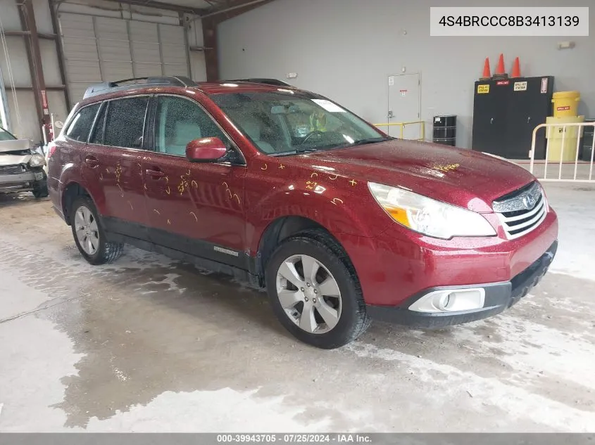 4S4BRCCC8B3413139 2011 Subaru Outback 2.5I Premium