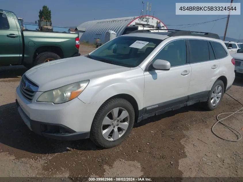 4S4BRBKC5B3324544 2011 Subaru Outback 2.5I Limited