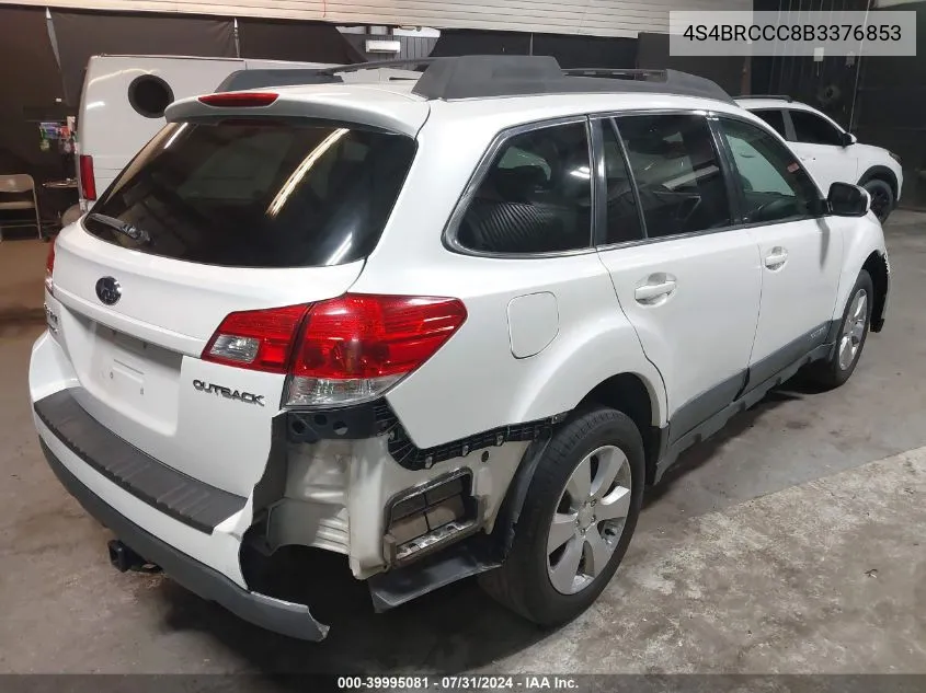 4S4BRCCC8B3376853 2011 Subaru Outback 2.5I Premium