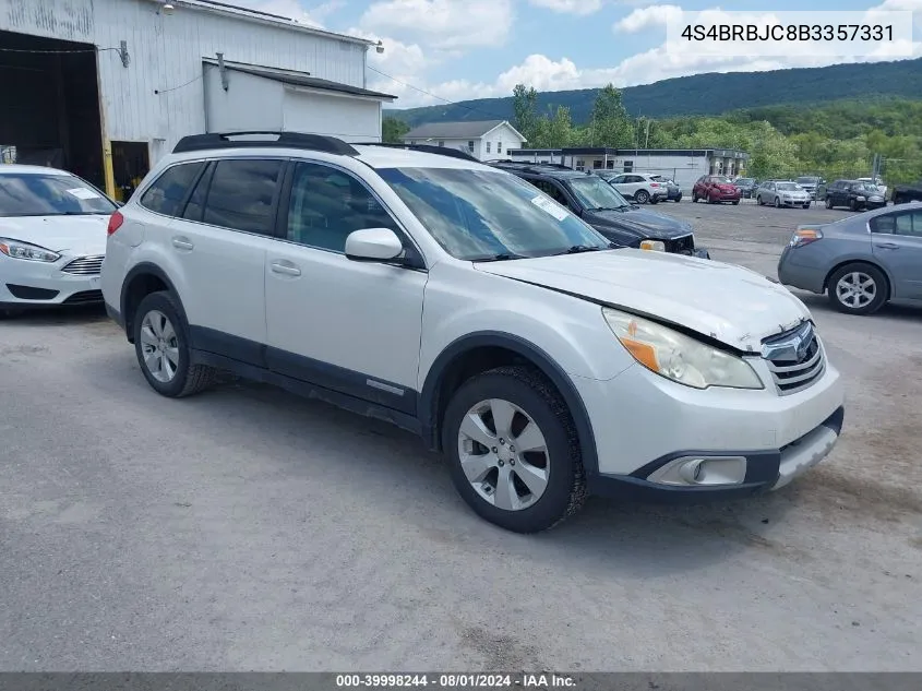 4S4BRBJC8B3357331 2011 Subaru Outback 2.5I Limited