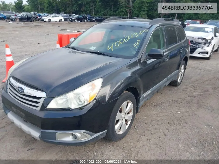 2011 Subaru Outback 2.5I Limited VIN: 4S4BRBLC9B3367704 Lot: 40021300