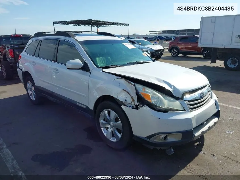 2011 Subaru Outback 3.6R Limited VIN: 4S4BRDKC8B2404485 Lot: 40022990