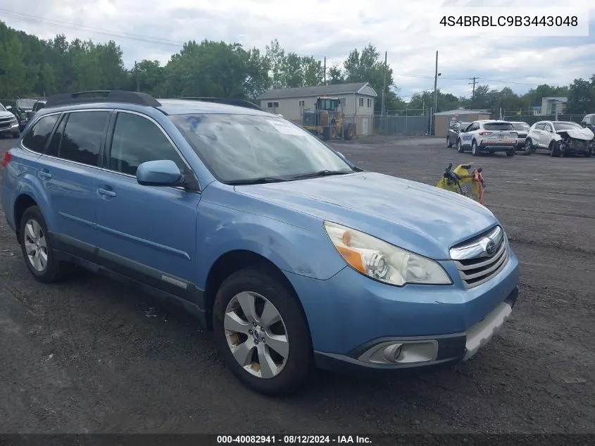 2011 Subaru Outback 2.5I Limited VIN: 4S4BRBLC9B3443048 Lot: 40082941