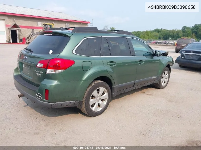 4S4BRBKC9B3390658 2011 Subaru Outback 2.5I Limited