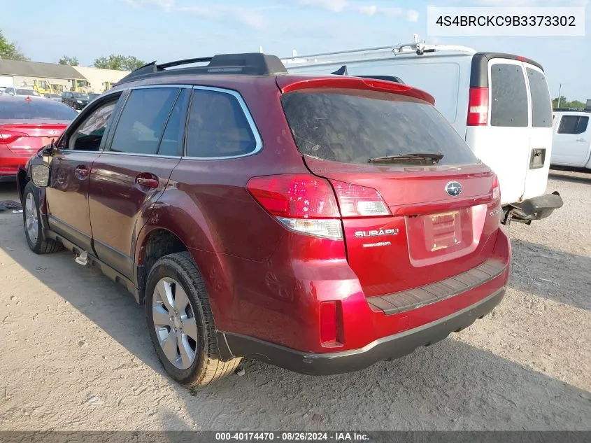 2011 Subaru Outback 2.5I Limited VIN: 4S4BRCKC9B3373302 Lot: 40174470