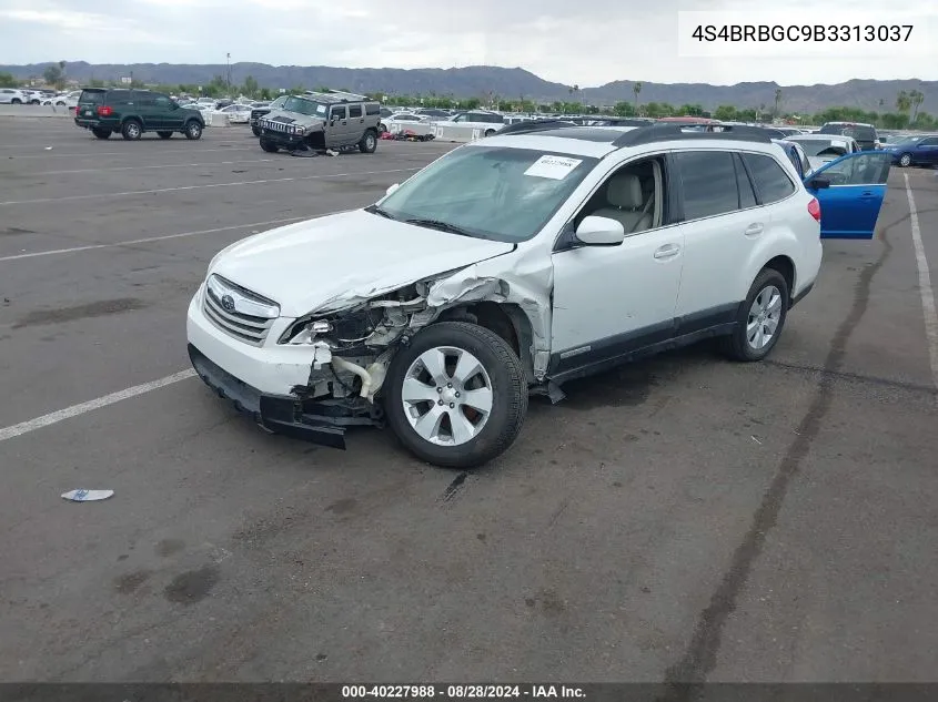 4S4BRBGC9B3313037 2011 Subaru Outback 2.5I Premium