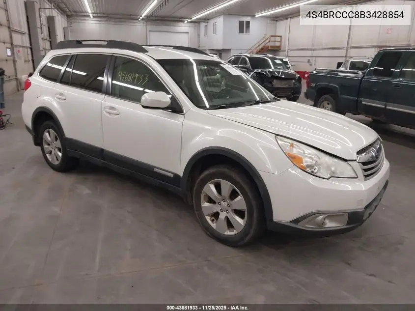 4S4BRCCC8B3428854 2011 Subaru Outback 2.5I Premium