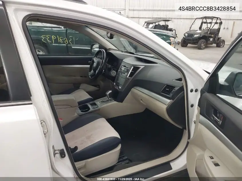 4S4BRCCC8B3428854 2011 Subaru Outback 2.5I Premium