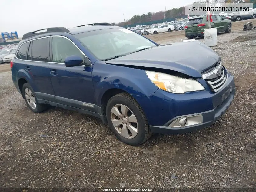 4S4BRBGC0B3313850 2011 Subaru Outback 2.5I Premium