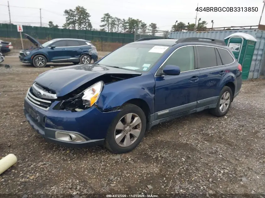 4S4BRBGC0B3313850 2011 Subaru Outback 2.5I Premium