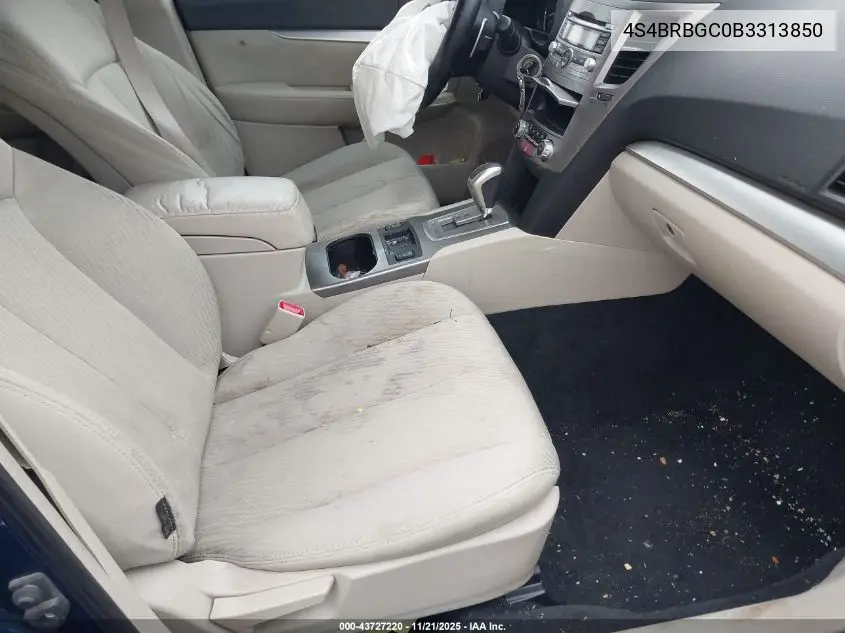 4S4BRBGC0B3313850 2011 Subaru Outback 2.5I Premium