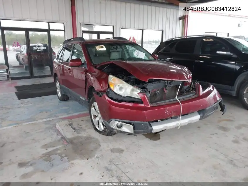 4S4BRBJC0B3412824 2011 Subaru Outback 2.5I Limited